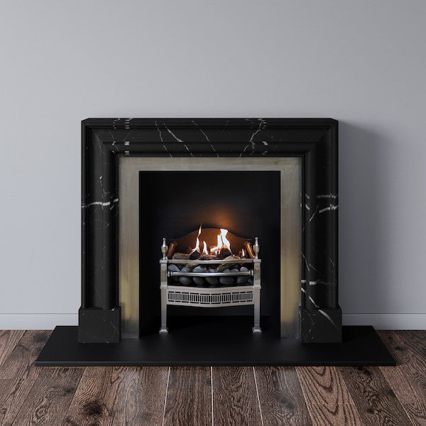 Blackheath fireplace in black marble