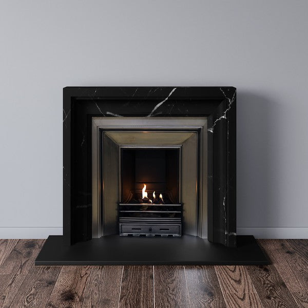 Limehouse fireplace in black marble